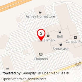 Winners on North Front Street, Belleville Ontario - location map