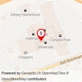 EB Games on North Front Street, Belleville Ontario - location map