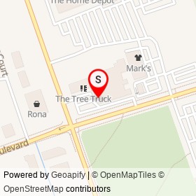 Morrison Brothers Raw Food on Bell Boulevard, Belleville Ontario - location map