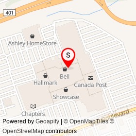 QE Home on North Front Street, Belleville Ontario - location map