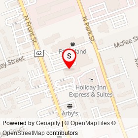 Pita Pit on North Front Street, Belleville Ontario - location map