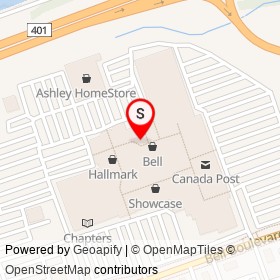 KFC on North Front Street, Belleville Ontario - location map