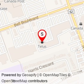 Telus on Harris Crescent, Belleville Ontario - location map