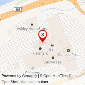 New York Fries on North Front Street, Belleville Ontario - location map