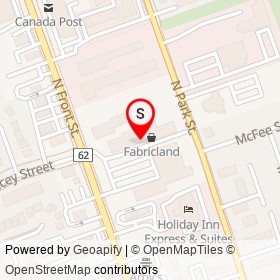 Pharmasave on North Front Street, Belleville Ontario - location map