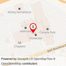 Bluenotes on North Front Street, Belleville Ontario - location map