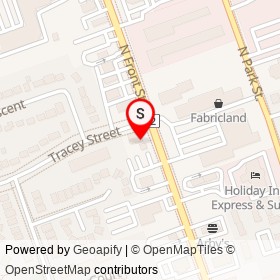 CashMax on North Front Street, Belleville Ontario - location map