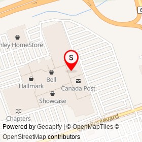 Le Château on North Front Street, Belleville Ontario - location map