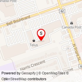 V.I.P. Nails on Harris Crescent, Belleville Ontario - location map