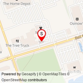 Tim Hortons on Bell Boulevard, Belleville Ontario - location map