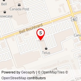 Guardian on Bell Boulevard, Belleville Ontario - location map