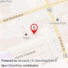 Japan Camera on Harris Crescent, Belleville Ontario - location map