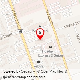 Quinte Nails on North Front Street, Belleville Ontario - location map