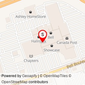 Freedom Mobile on North Front Street, Belleville Ontario - location map