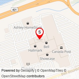 Toro on North Front Street, Belleville Ontario - location map
