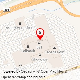 La Senza on North Front Street, Belleville Ontario - location map