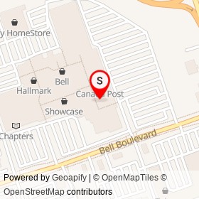 Boathouse on North Front Street, Belleville Ontario - location map