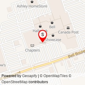 Paris Nails on North Front Street, Belleville Ontario - location map