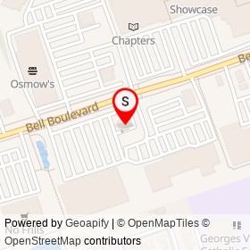 Panera Bread on Bell Boulevard, Belleville Ontario - location map