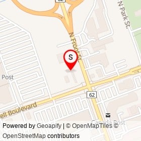 Shell Car Wash on North Front Street, Belleville Ontario - location map