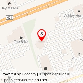 Galaxy Cinemas Belleville on Bell Boulevard, Belleville Ontario - location map