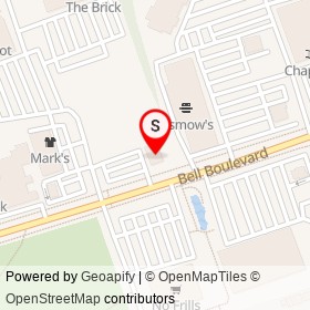 BMO on Bell Boulevard, Belleville Ontario - location map