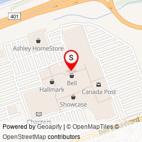 La Vie en Rose on North Front Street, Belleville Ontario - location map