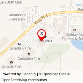 No Frills on King Street East, Gananoque Ontario - location map