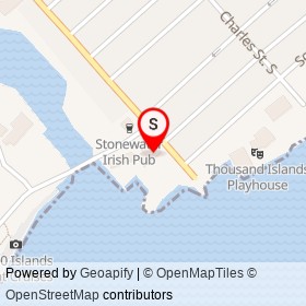 Gananoque Inn & Spa on Stone Street South, Gananoque Ontario - location map
