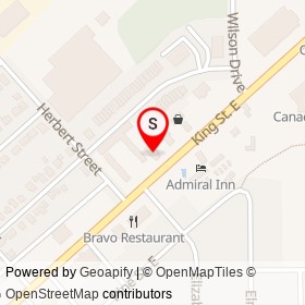 Howard Johnson by Wyndham Gananoque on King Street East, Gananoque Ontario - location map