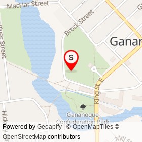 No Name Provided on Brock Street, Gananoque Ontario - location map