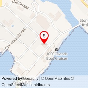 LCBO on Main Street, Gananoque Ontario - location map
