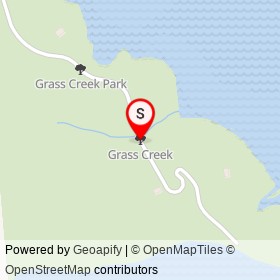 Grass Creek on ,  Ontario - location map