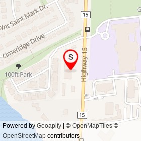Pizza Pizza on Highway 15, Kingston Ontario - location map