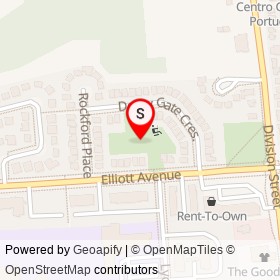 Ken Matthews Park on , Kingston Ontario - location map