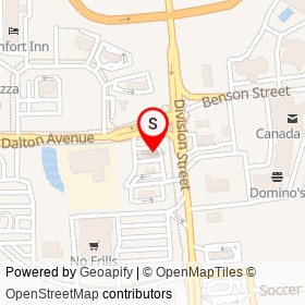 Petro-Canada on Dalton Avenue, Kingston Ontario - location map