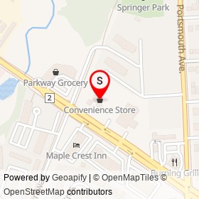 Convenience Store on Princess Street, Kingston Ontario - location map