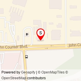 Glen Supply Building Centre on John Counter Boulevard, Kingston Ontario - location map