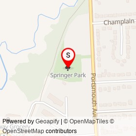 Springer Park on , Kingston Ontario - location map
