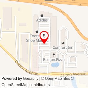 Tesla Supercharger on Dalton Avenue, Kingston Ontario - location map