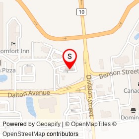Wendy's on Dalton Avenue, Kingston Ontario - location map