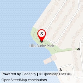 Lilla Burke Park on , Kingston Ontario - location map