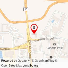 Shell on Benson Street, Kingston Ontario - location map