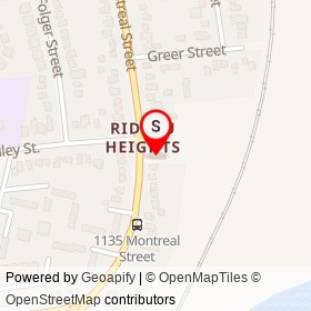 Ken & Marg Grocery on Montreal Street, Kingston Ontario - location map