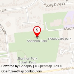 Shannon Park on , Kingston Ontario - location map