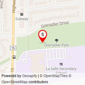 No Name Provided on Grenadier Drive, Kingston Ontario - location map