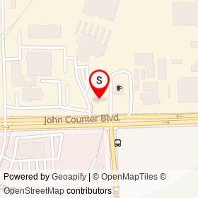 Tim Hortons on John Counter Boulevard, Kingston Ontario - location map