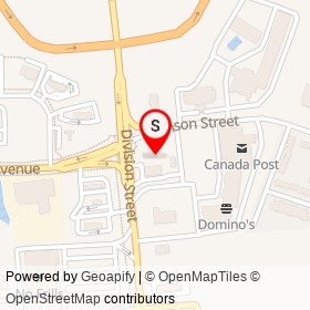 Tim Hortons on Benson Street, Kingston Ontario - location map