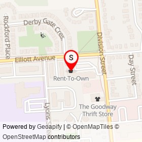 Rent-To-Own on Elliott Avenue, Kingston Ontario - location map