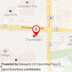 First Choice Haircutters on Princess Street, Kingston Ontario - location map